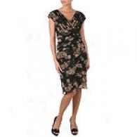 Adrianna Papell Floral Print Chiffon Get