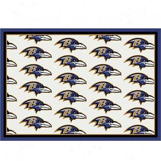Milliken Baltimore Ravens 11 X 13 Baltimore Ravens Team Area Rugs