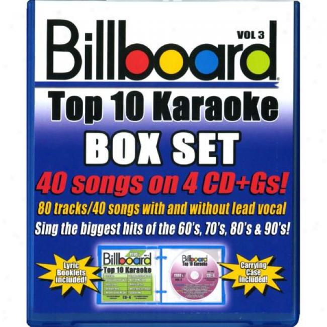 Billboard Top 10 Karaoke, Vol.3 (4 Disc Box Set)